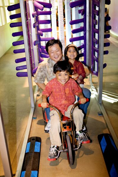 Fun on a tricycle